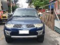 Blue Mitsubishi Montero Sport GLSV 2011-2