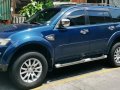 Blue Mitsubishi Montero Sport GLSV 2011-0