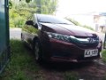 HONDA CITY E 2015 maroon-0