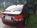 HONDA CITY E 2015 maroon-1