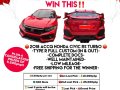 Raffle Ticket for 2018 Honda Civic RS Turbo-0