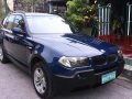 Blue BMW X3 2006 for sale in Muntinlupa-0