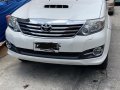 Pearl White Toyota Fortuner 2014 for sale in Manila-5