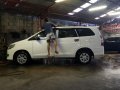 Pearl White Toyota Innova for sale in Manila-0