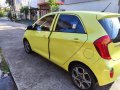 Yellow Kia Picanto 2014 for sale in Manila-4