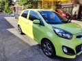 Yellow Kia Picanto 2014 for sale in Manila-6