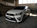 White Toyota Yaris 2015 for sale in Cebu City-2