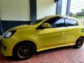 Selling Yellow Mitsubishi Mirage 2013 in Muntinlupa-4