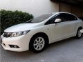 White Honda Civic 2013 for sale in Manila-0