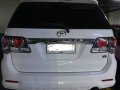 White Toyota Fortuner 2015 for sale in Manila-2