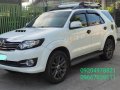 Pearl White Toyota Fortuner 2015 for sale in Orani-0