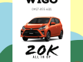 20K ALL-IN DOWNPAYMENT! WIGO 2020-0