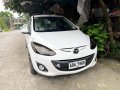 White Mazda 2 2014 model-0