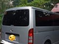 Silver Toyota Hiace 2014 for sale in Iloilo-1