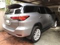Silver Toyota Fortuner 2017 for sale in Lipa City-7