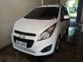 Pearl White Chevrolet Spark 2014 for sale in Manila-7