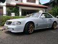 White Mercedes-Benz Sl-Class 1989 for sale in Cebu City-9