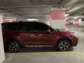 Subaru Forester 2016 Red with Turbo Plate number Ending in 3-3