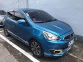 Selling Blue Mitsubishi Mirage 2017 in Santo Tomas-0