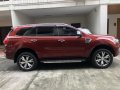 Sell Red 2017 Ford Everest SUV / MPV at 24200 in Manila-1