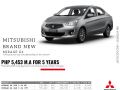 0% Interest + Big Discount Promos! Brand New Mitsubishi Mirage G4 - 30% DP @ Php 5,458 monthly-0