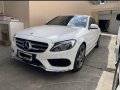 White Mercedes-Benz C200 AMG 2015 for sale-0