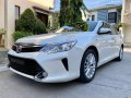 Pearl White Toyota Camry 2017-6