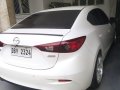 Pearl White Mazda 3 2016 -2