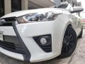 White Toyota Yaris 2015 -0