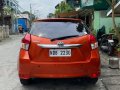 Sell Orange 2016 Toyota Yaris Hatchback at Automatic in  at 24600 in Malabon-7