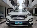 White Hyundai Santa Fe 2014 -0