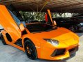 Orange Lamborghini Aventador 2013 for sale in Pasig-0