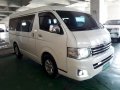 Pearl White Toyota Hiace Super Grandia 2012 for sale in Malabon-1