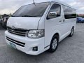 Pearl White Toyota Hiace Super Grandia 2011 for sale in Pasig-3