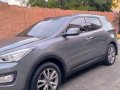 Grey Hyundai Santa Fe 2013 for sale in Manila-8