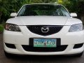 Pearl White Mazda 3 2007 for sale in Las Piñas-9