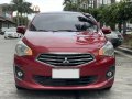 Red Mitsubishi Mirage 2015 for sale in Manual-8