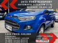 Blue Ford Ecosport 2016 for sale in Las Pinas-9