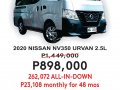 2020 NISSAN NV350 2.5L 18STR -0