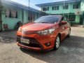 Orange Toyota Vios 2016 for sale in Pasay-8