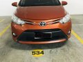 Orange Toyota Vios 2017 for sale in Quezon-6