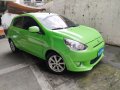 Selling Green Mitsubishi Mirage 2013 in Quezon City-8