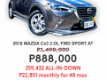 2018 MAZDA CX-3 2.0L FWD SPORT A/T-0