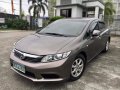 Grey Honda Civic 2013 for sale in Automatic-7