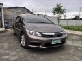 Grey Honda Civic 2013 for sale in Automatic-6