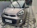 Grey Kia Picanto 2017 for sale in Lipa-7