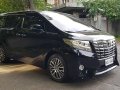 Black Toyota Alphard 2017 for sale in Las Pinas-7