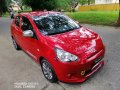 Red Mitsubishi Mirage 2014 for sale in Automatic-3