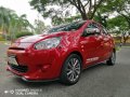 Red Mitsubishi Mirage 2014 for sale in Automatic-9