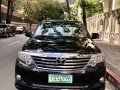 Selling Black Toyota Fortuner 2012 in Makati-9